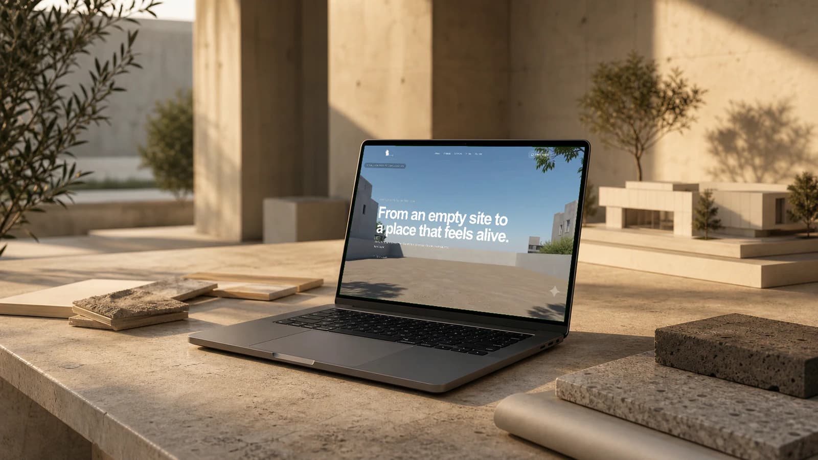 A Studios website homepage