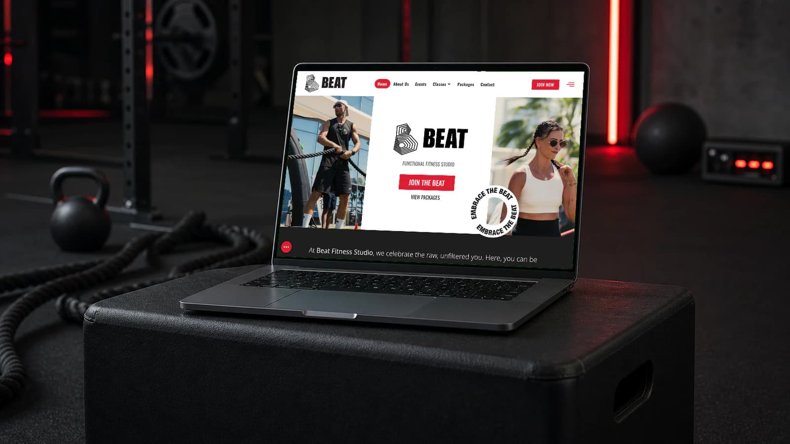 BEAT website homepage