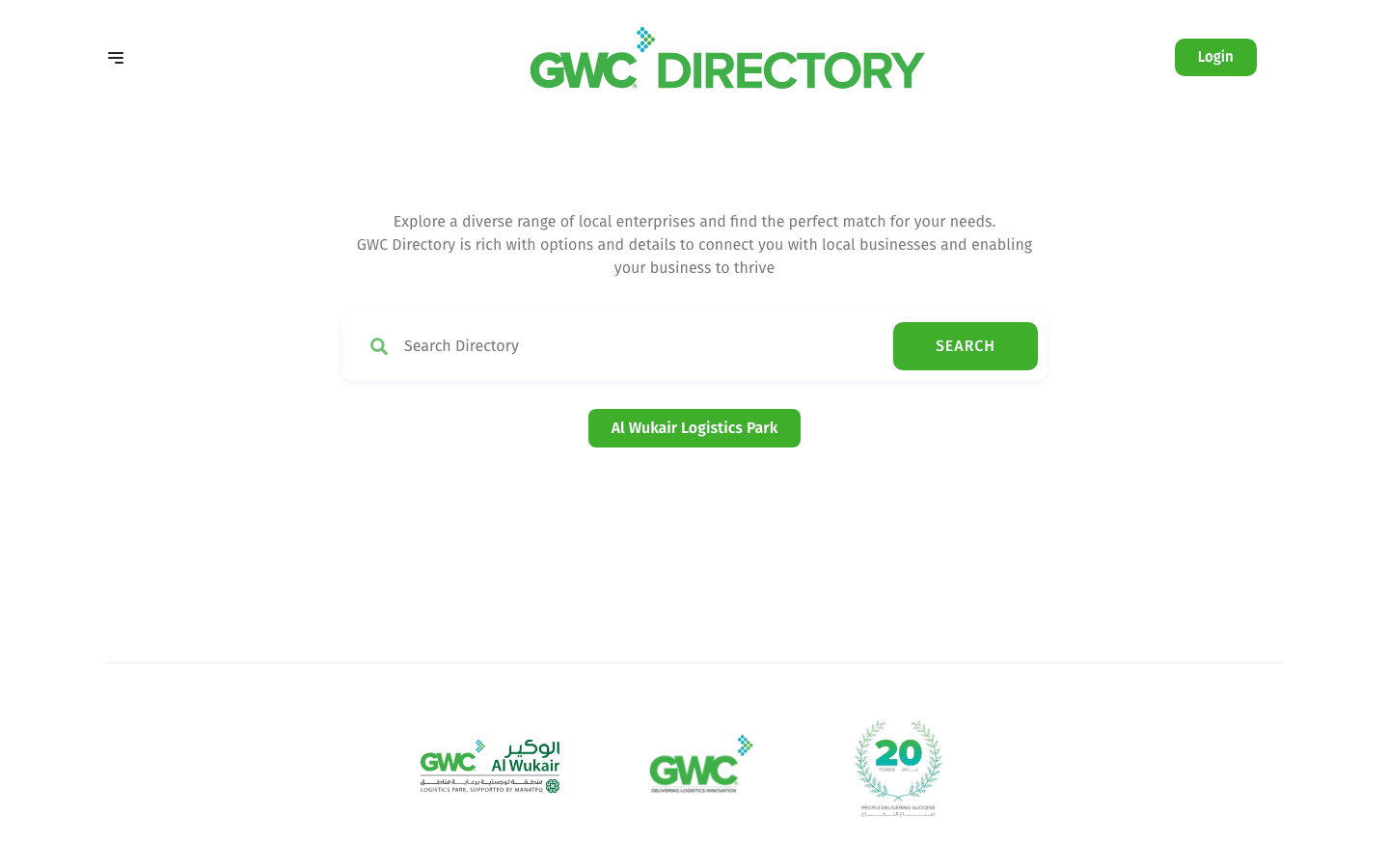GWC Directory project view 1