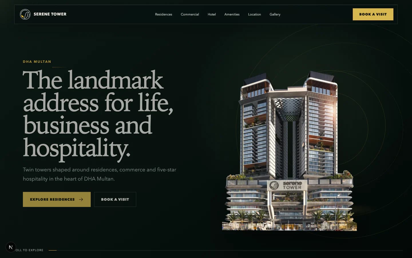 Serene Tower project view 1